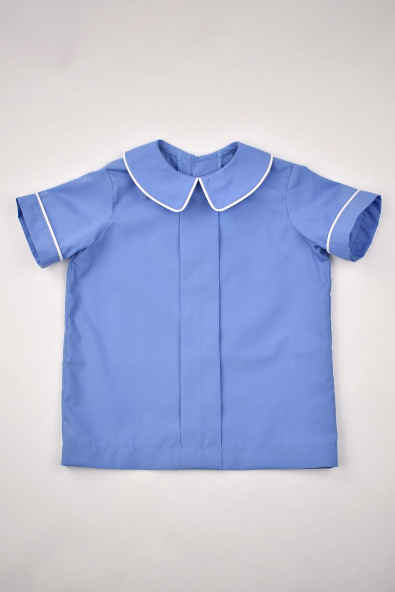 Ceil Blue Pleat Front Short Set