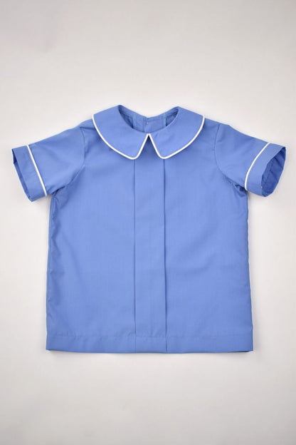 Ceil Blue Pleat Front Short Set