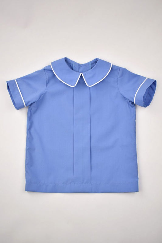 Ceil Blue Pleat Front Short Set