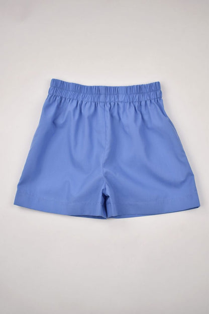 Ceil Blue Pleat Front Short Set