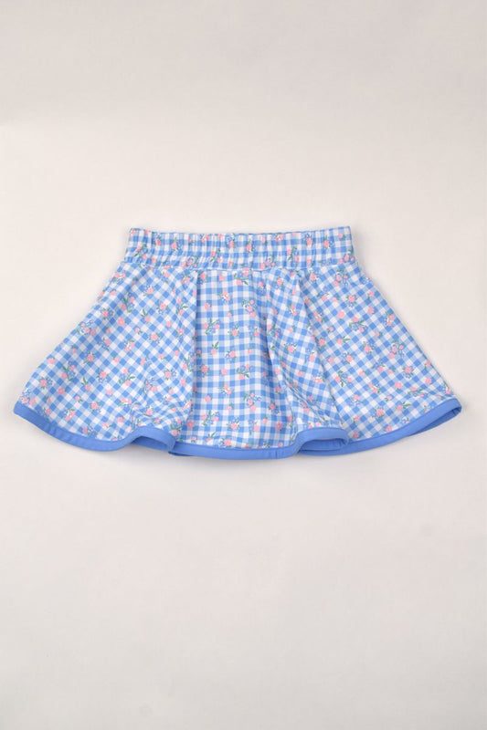 Checks & Flowers Skort-93210