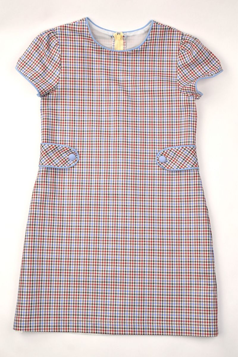 Autumn Plaid A Line Dress