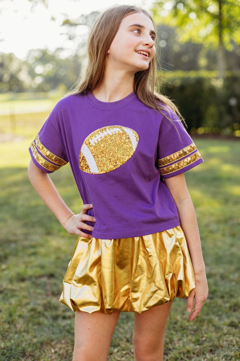Sequins Football Tee