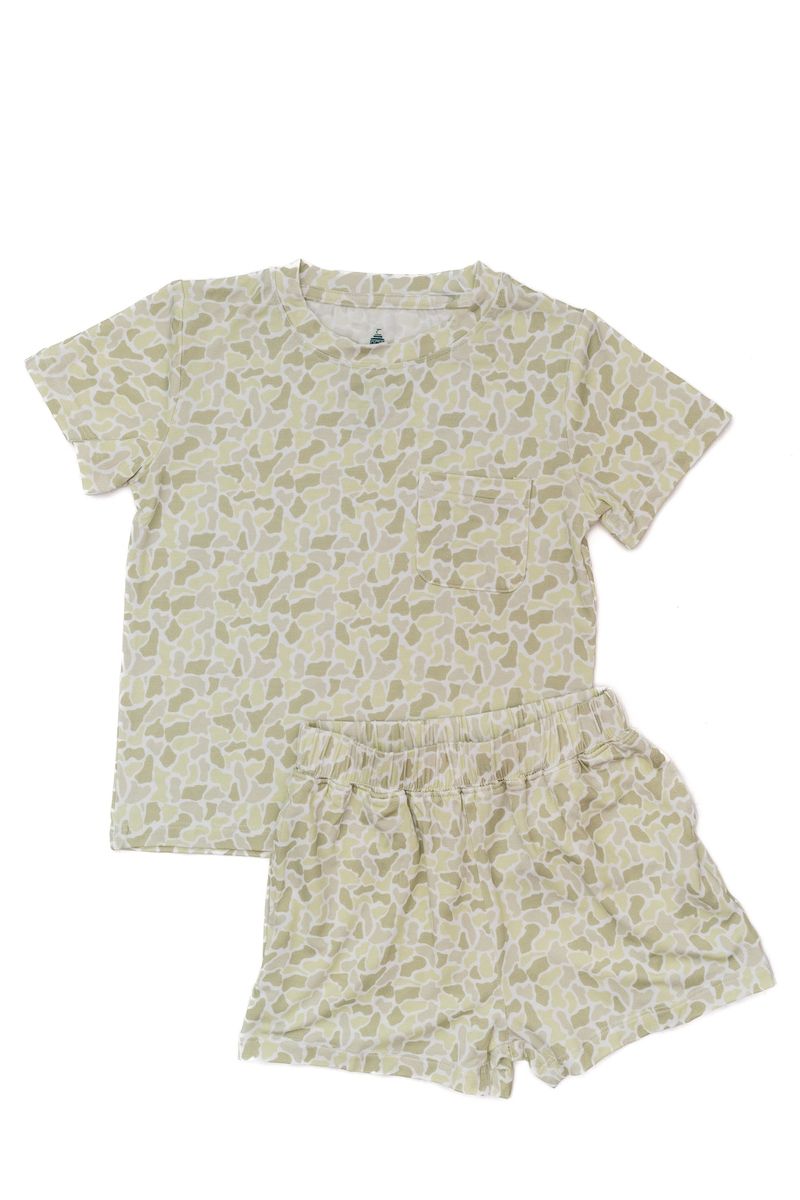 Camo Shorts Set