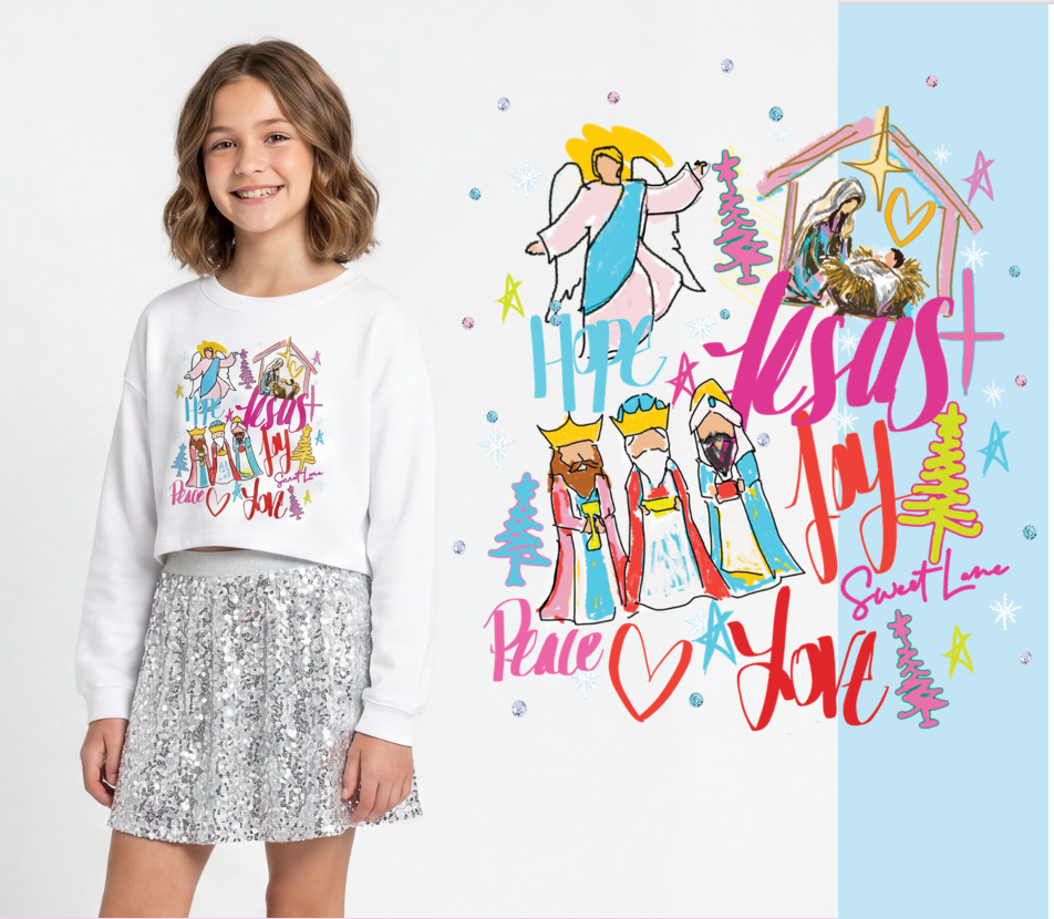 Faith-Filled Christmas Sweatshirt