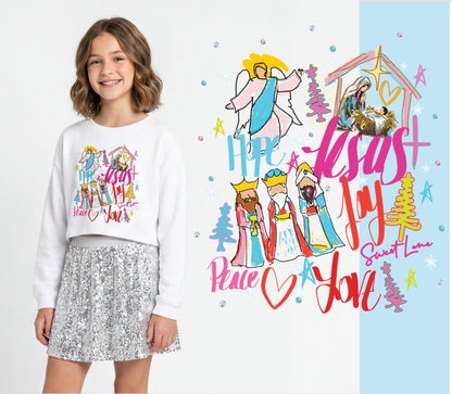 Faith-Filled Christmas Sweatshirt