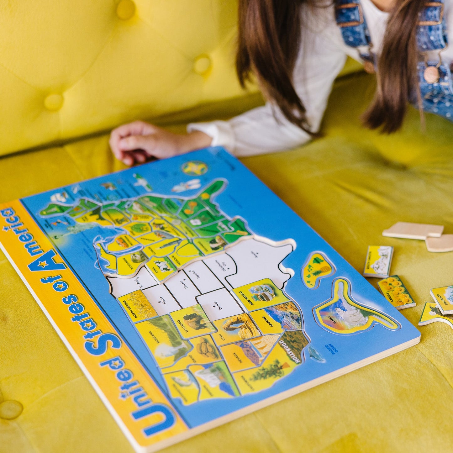 U.S.A. Map Puzzle - 3797