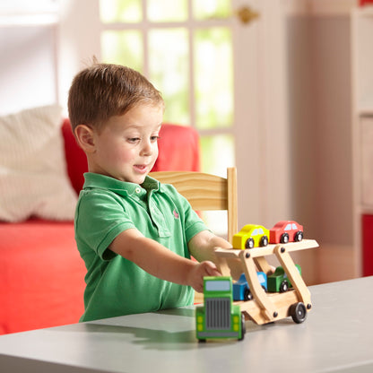 Car Carrier Truck & Cars Toy Set - 4096
