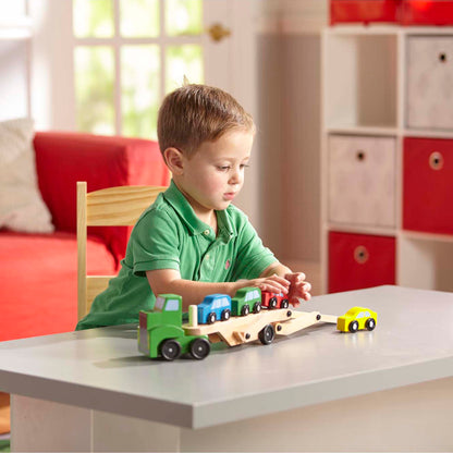 Car Carrier Truck & Cars Toy Set - 4096