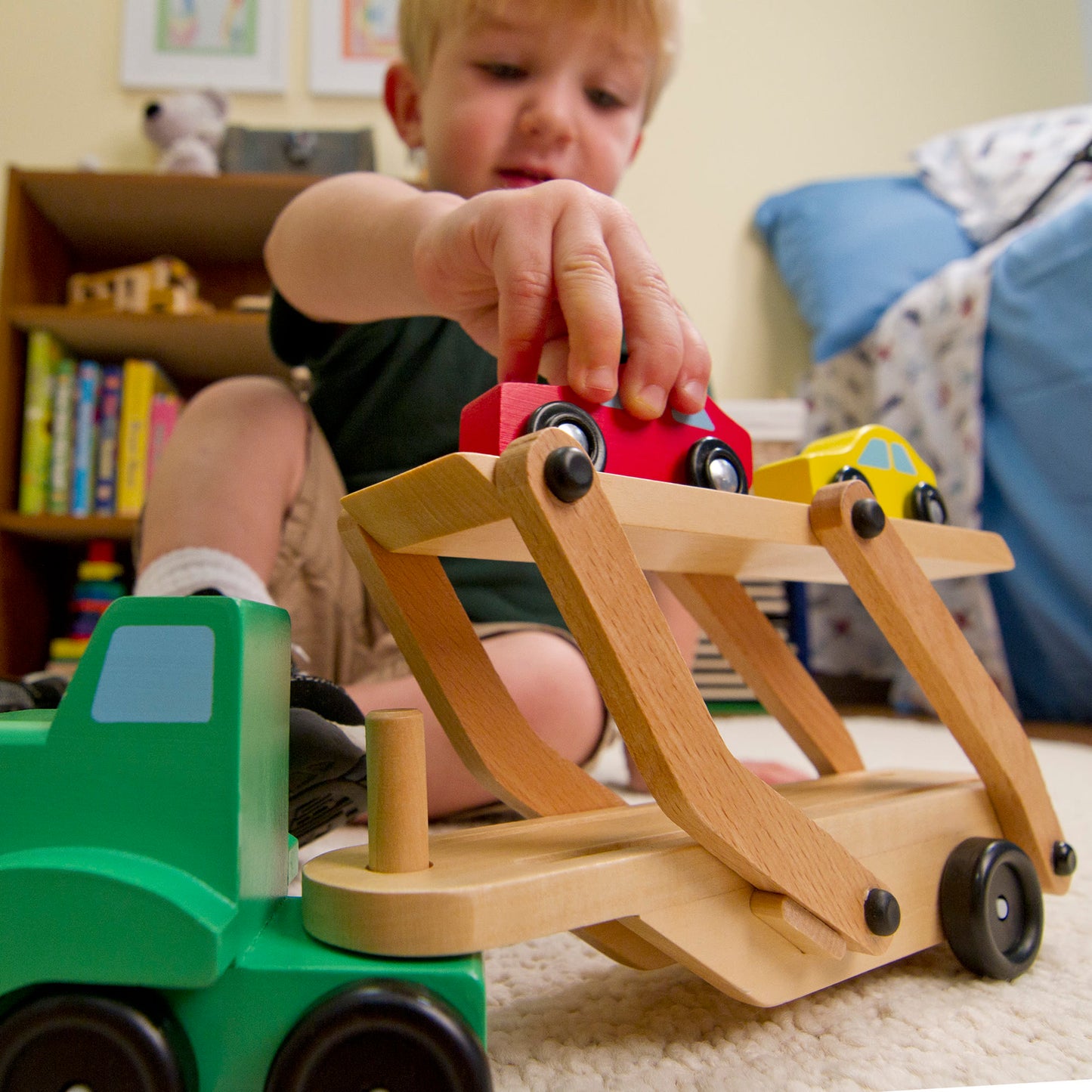 Car Carrier Truck & Cars Toy Set - 4096