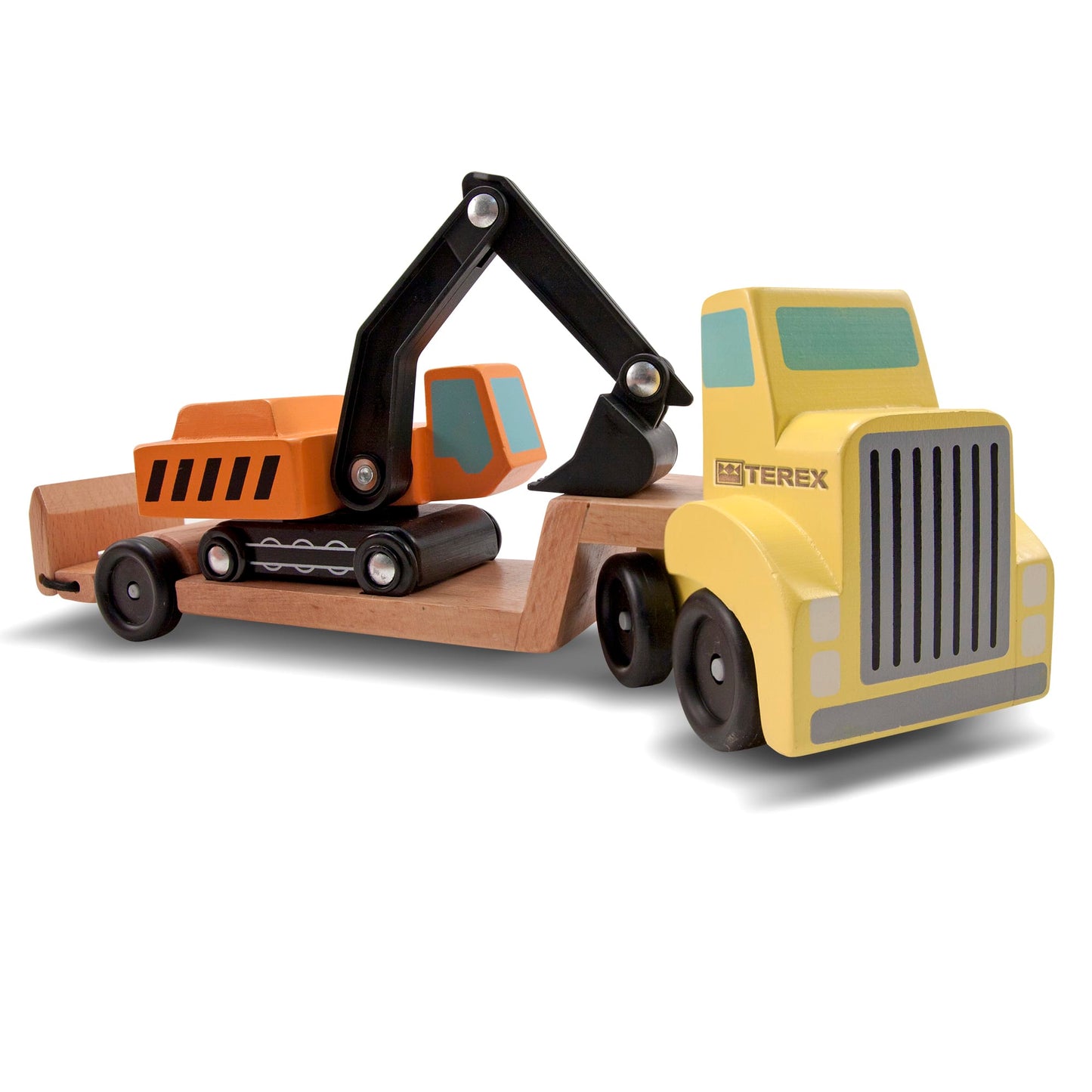 Trailer & Excavator Vehicle Set