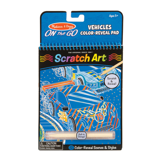 Scratch Art Pad: Vehicles - 9141
