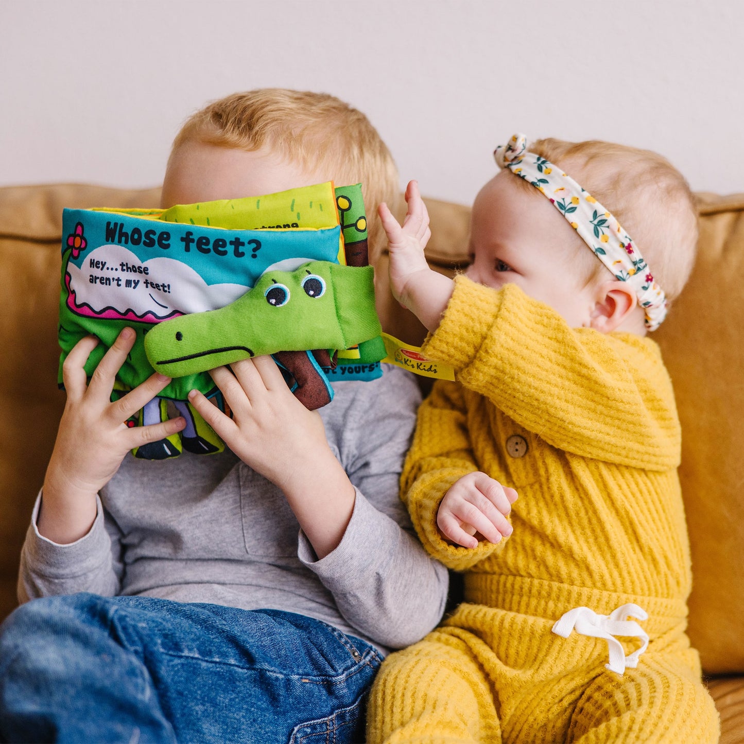 Soft Activity Book - Whose Feet?