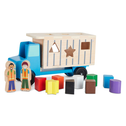 Shape-Sorting Dump Truck