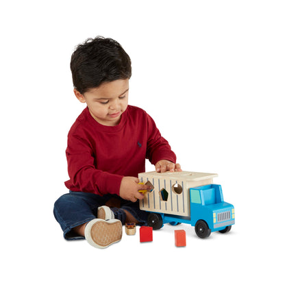 Shape-Sorting Dump Truck