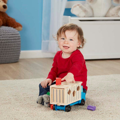 Shape-Sorting Dump Truck