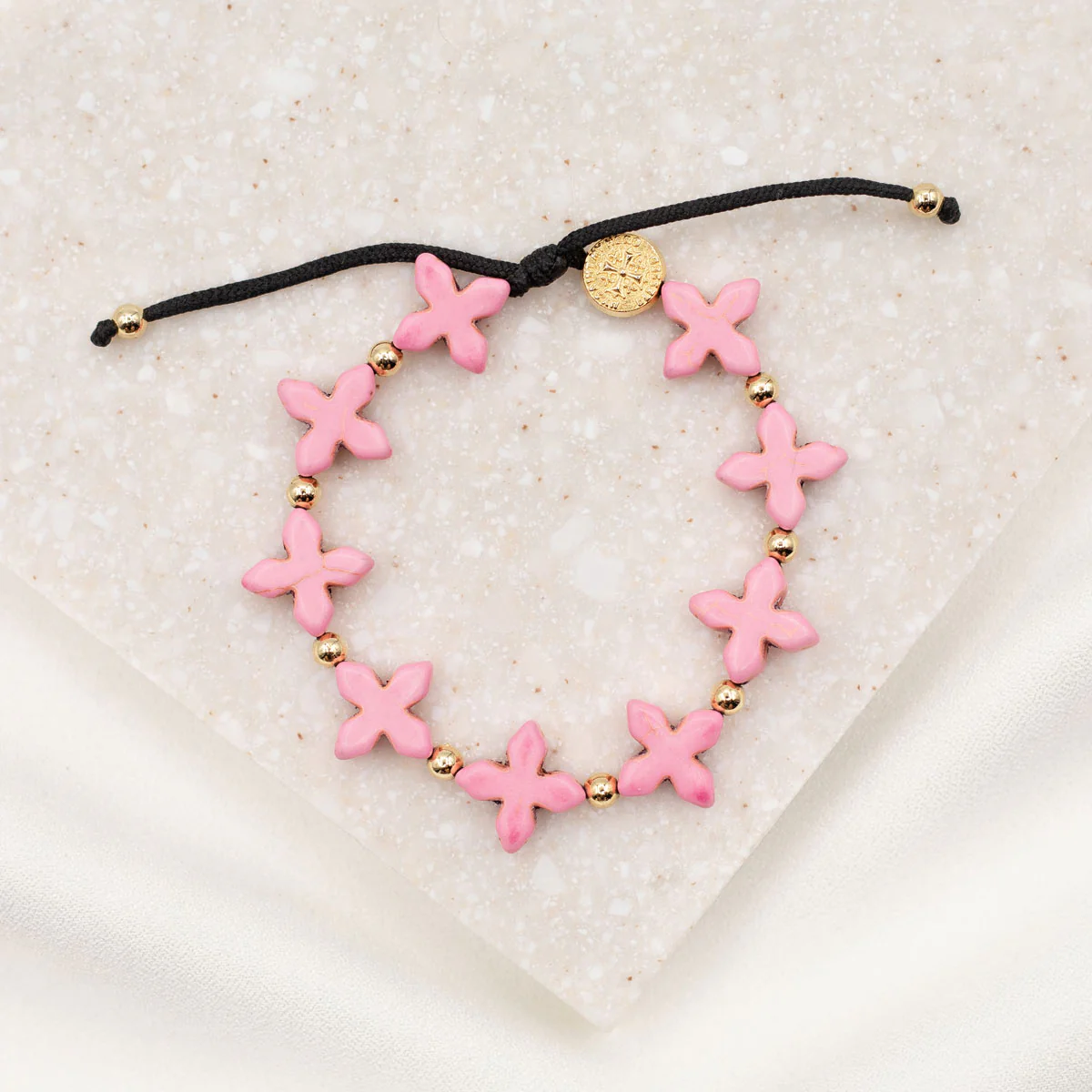 Grounded in Faith Cross Bracelet