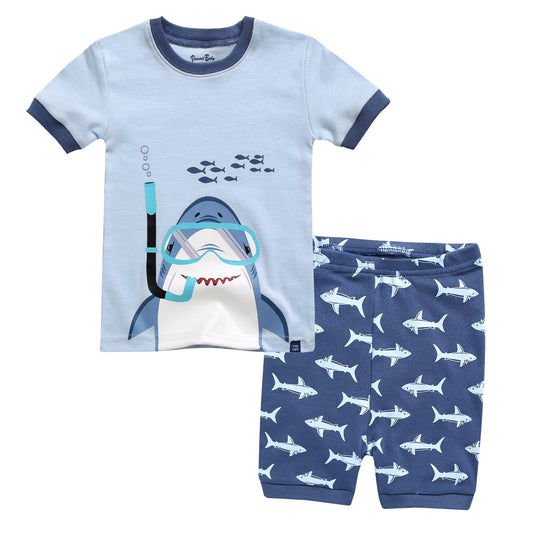 Scuba Shark PJ Set - 0088