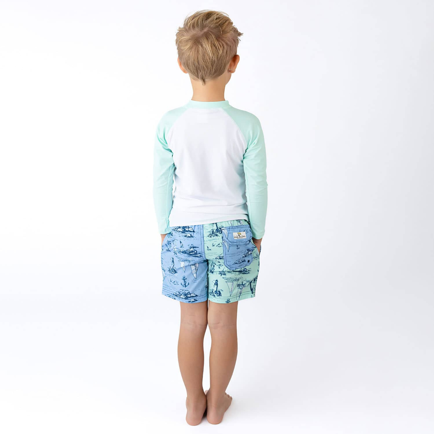 Boys Trunks - Coastal Colorblock