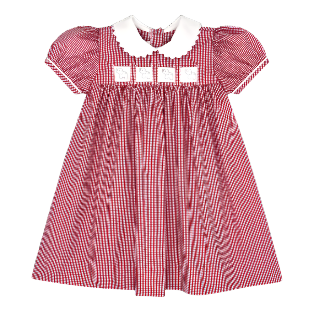 Ruth Dress - Red Minigingham