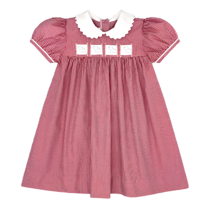Ruth Dress - Red Minigingham