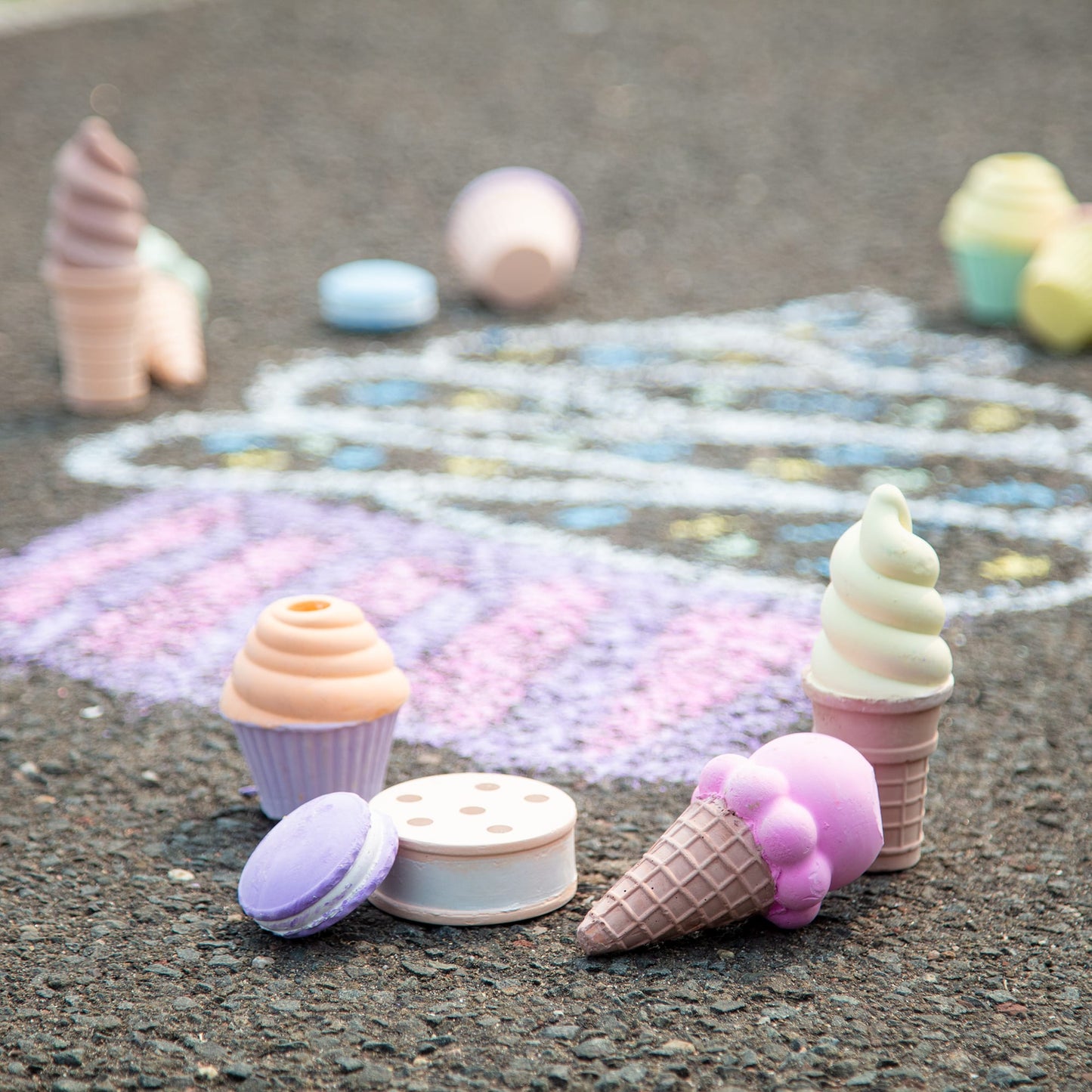 Ice Cream & Cake Chalk Set