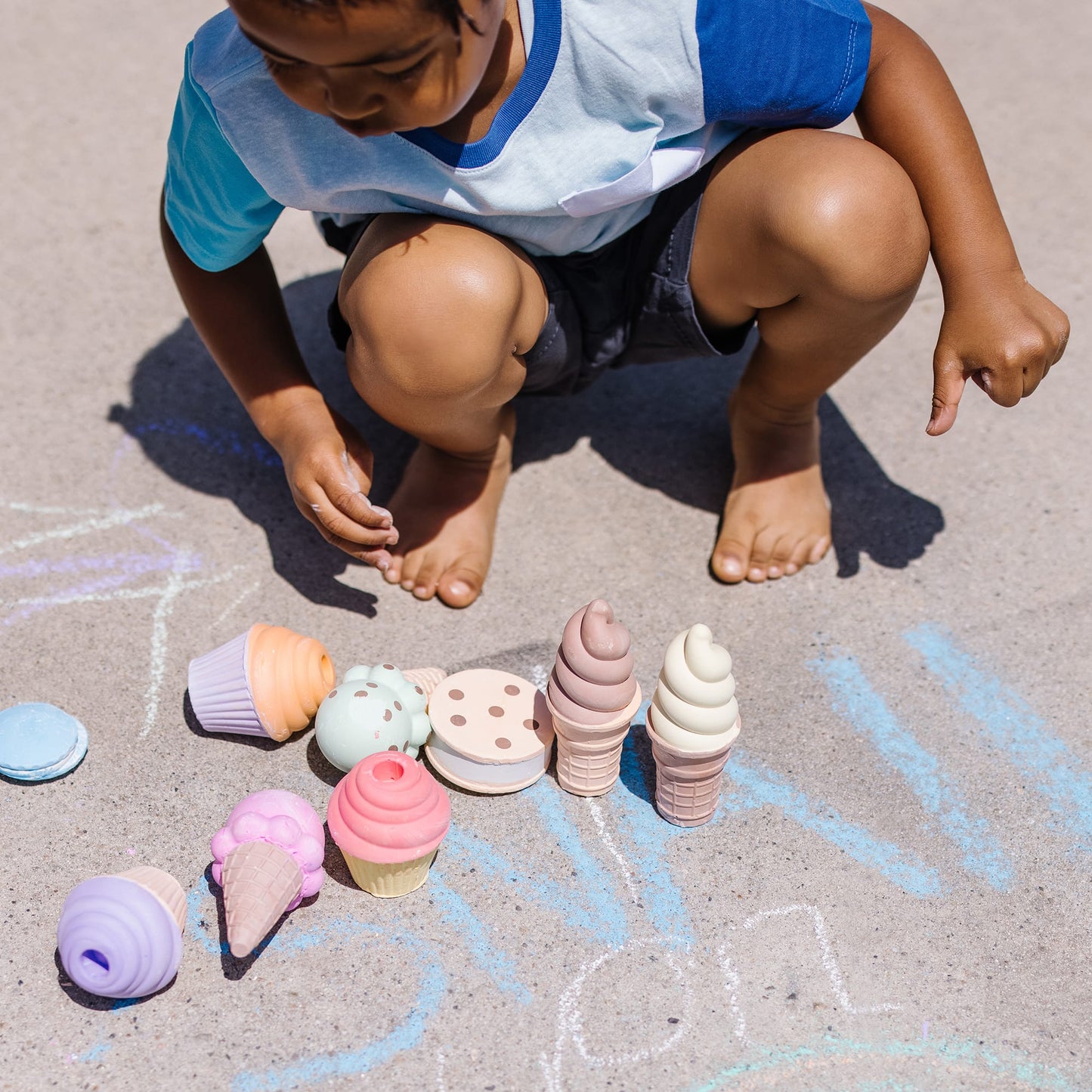 Ice Cream & Cake Chalk Set