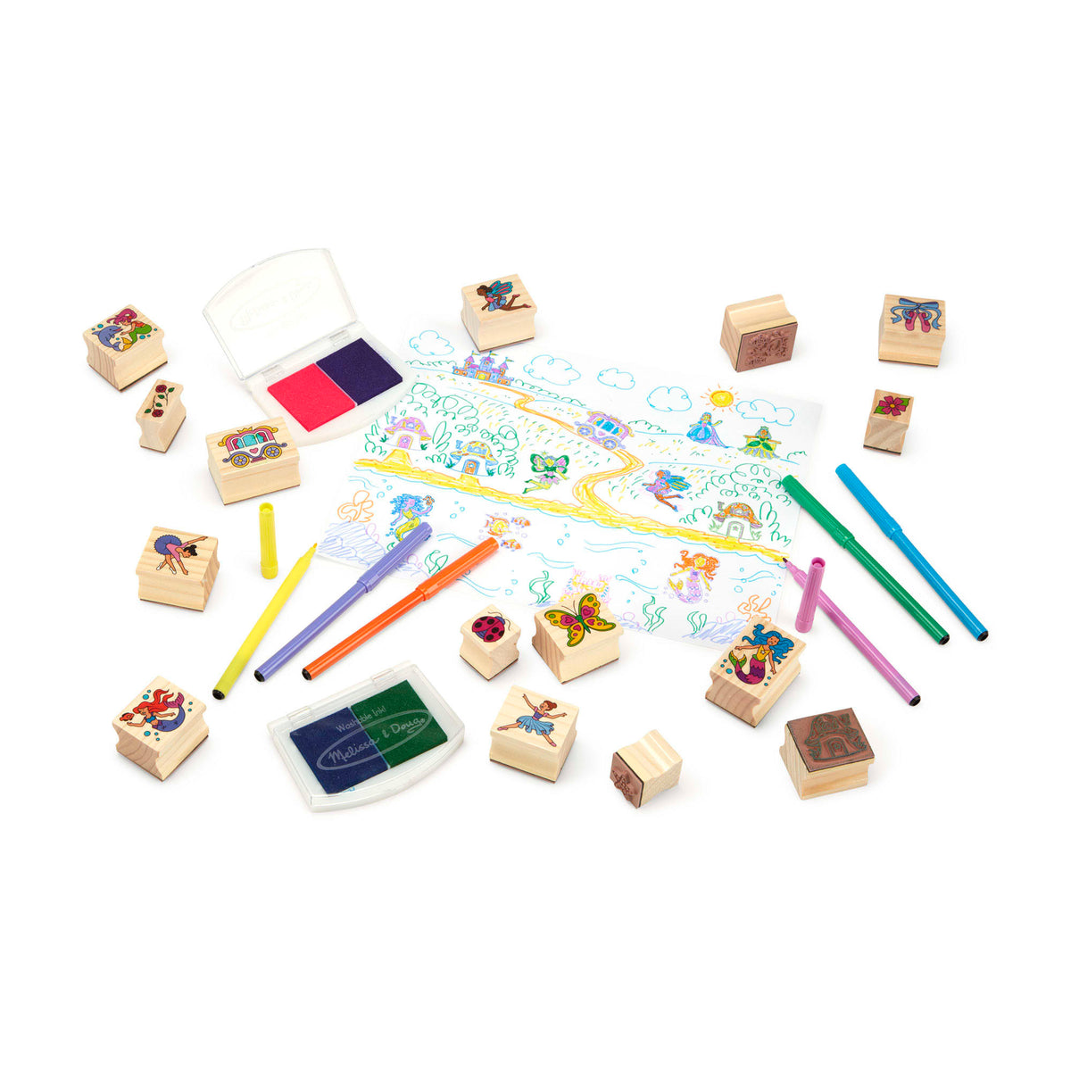 Deluxe Wooden Stamp Set: Fairy Tale