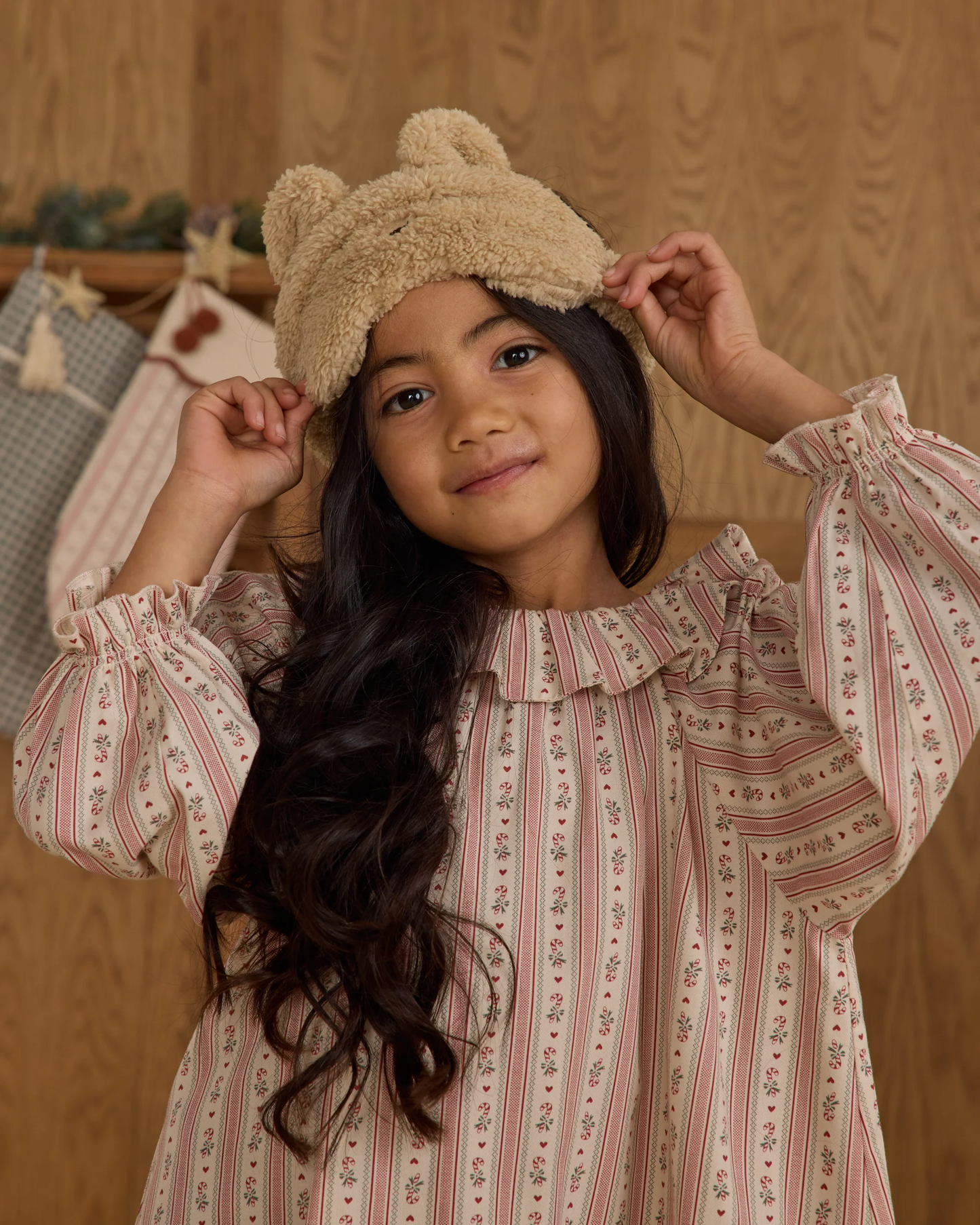 Girl's Nightgown - Candy Cane Stripe