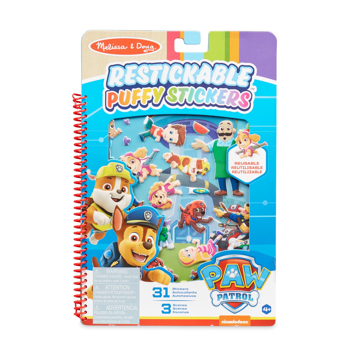 PAW Patrol Puffy Stickers - Adventure Bay