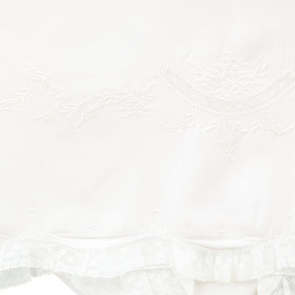 Receiving Blanket W/ Lace Trim