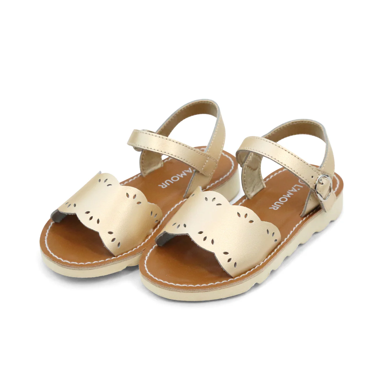 Ella Scalloped Sandal - K510