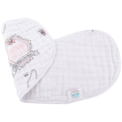 Burp Cloth & Bib: Southern Belle
