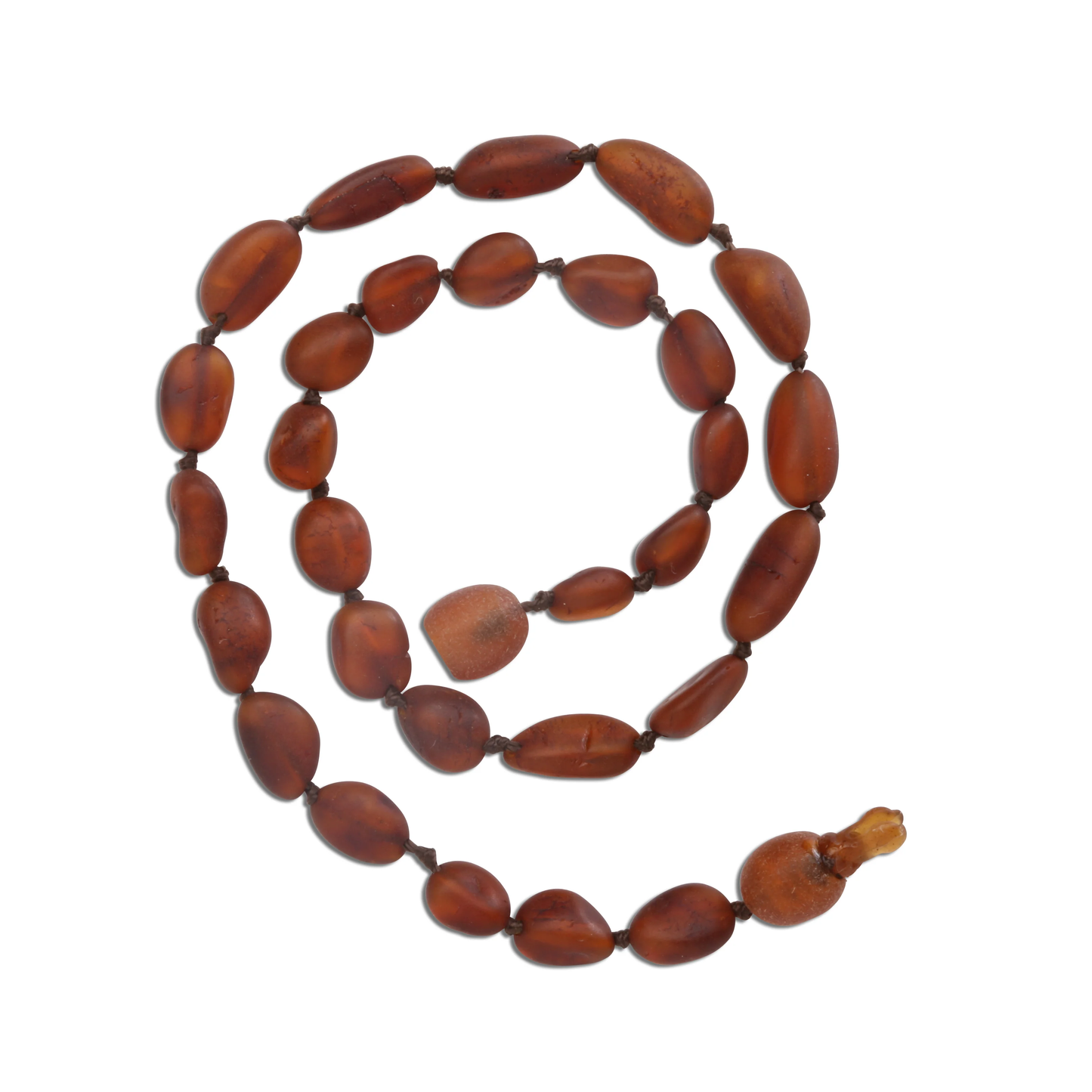 Amber Teething Necklace - Unpolished