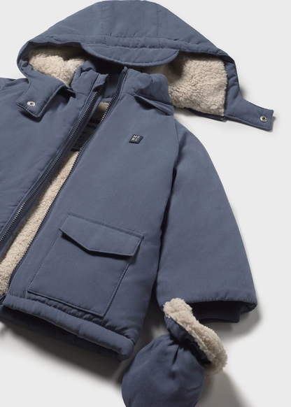 Coat W/ Mittens - Blue