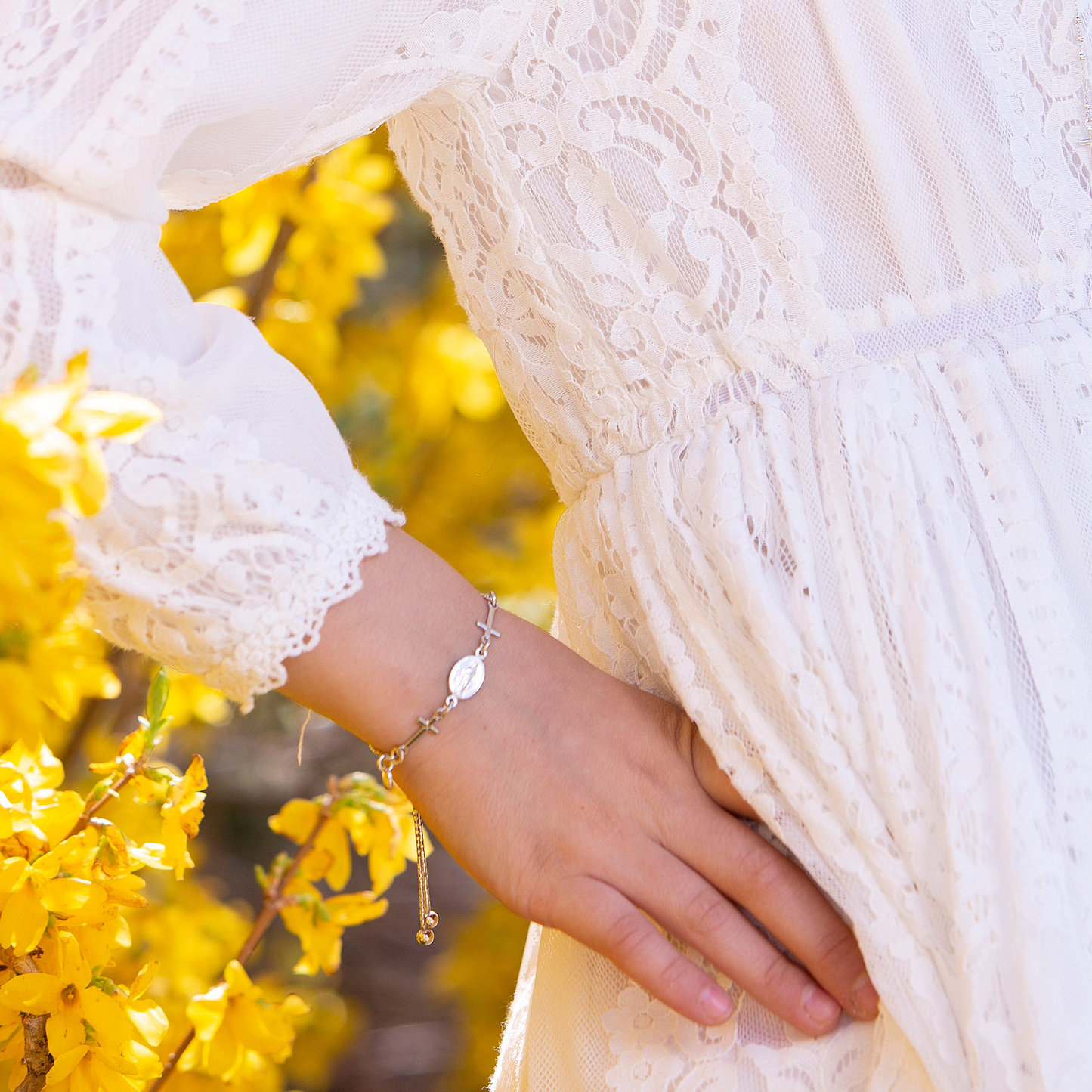 Miraculous Cross Bolo Bracelet