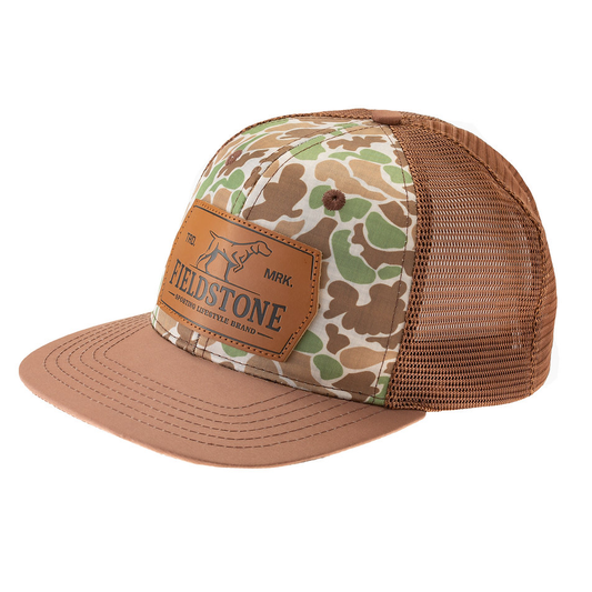 Vintage Brown Bill Hat - Camo