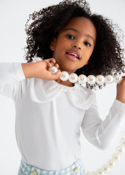 Chiffon Bow Collar Blouse
