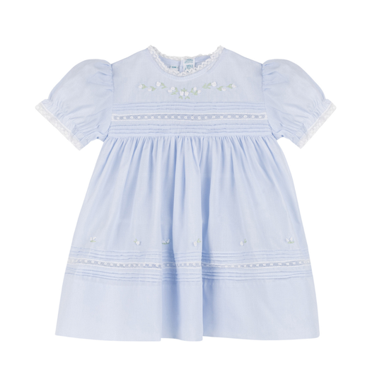 Floral Bullions & Lace Dress