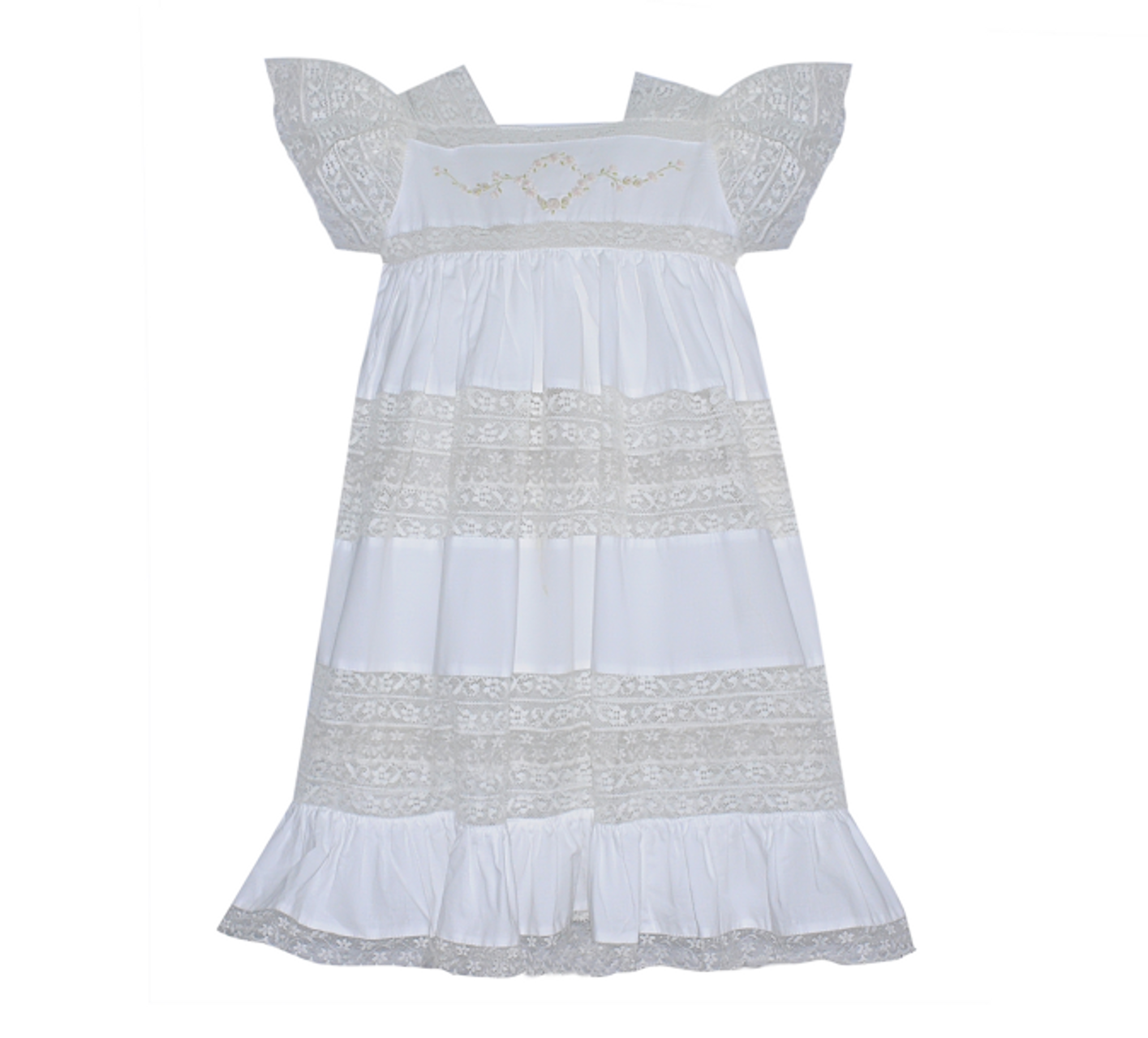 Mary Frances Dress - White