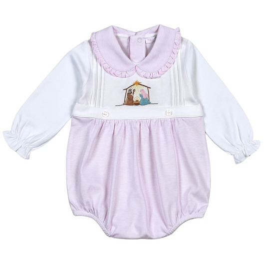 Pink Holy Night Emb. Bubble