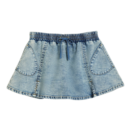 Skater Skort - Indigo