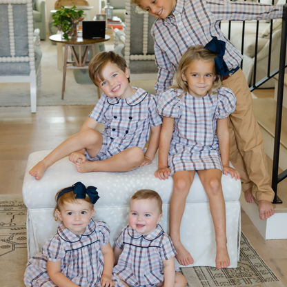 Aline Dress - Charleston Plaid