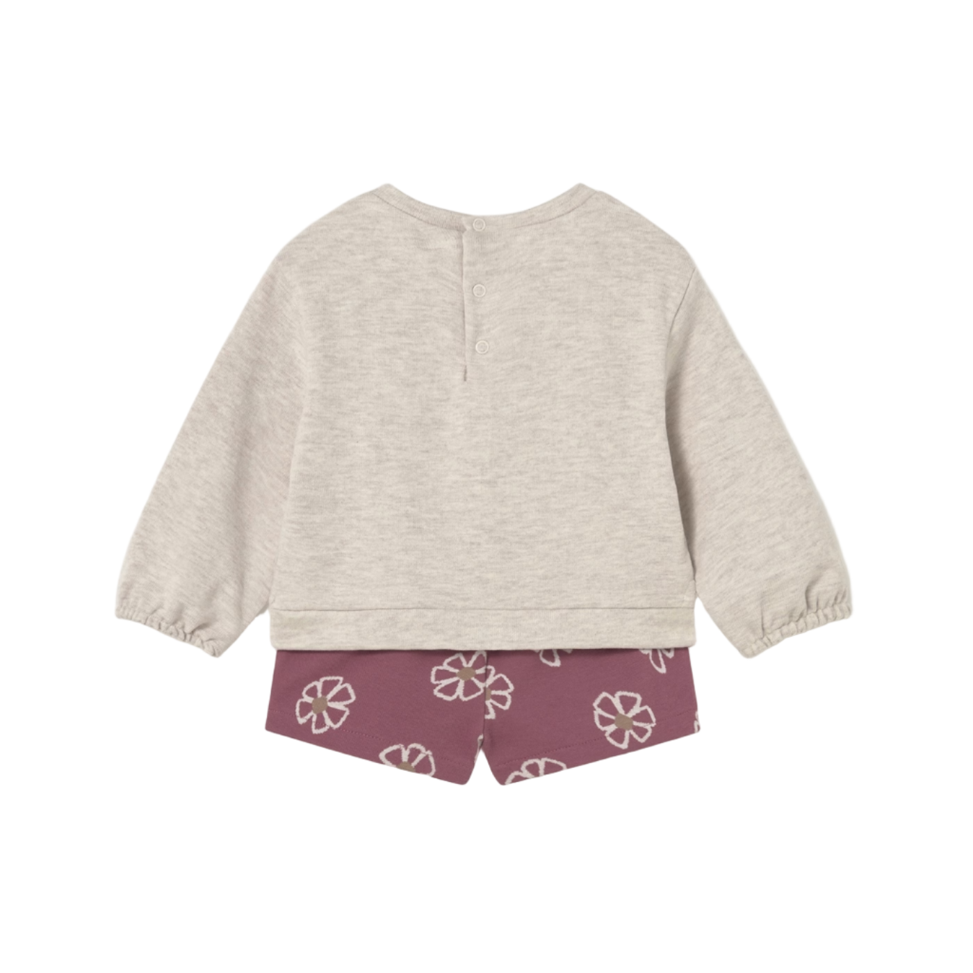 Floral Sweatshirt Set
