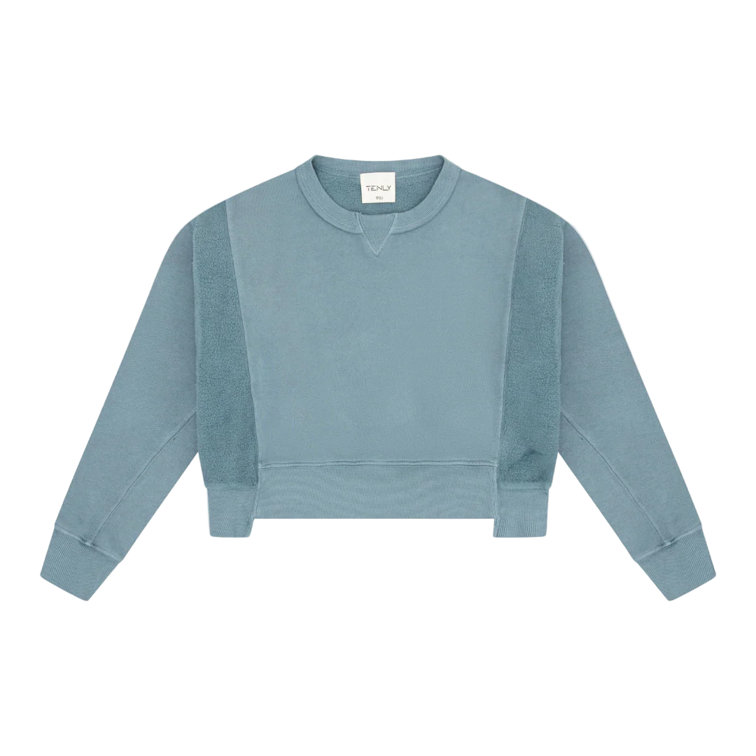 Fleece Crewneck - Blue Moon