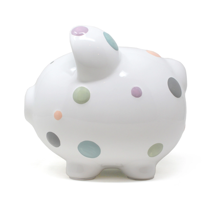Pastel Multi Dot Pig