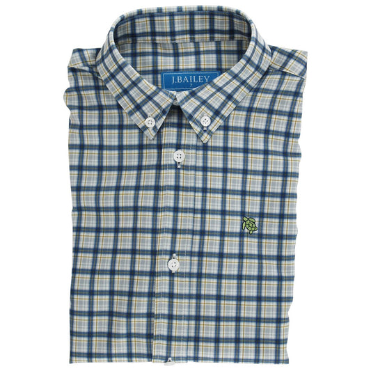 Perf. Button Down - Stone