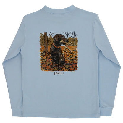 L/S Antler Dog Tee