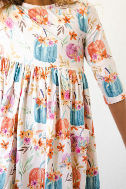 Harvest Blooms Twirl Dress