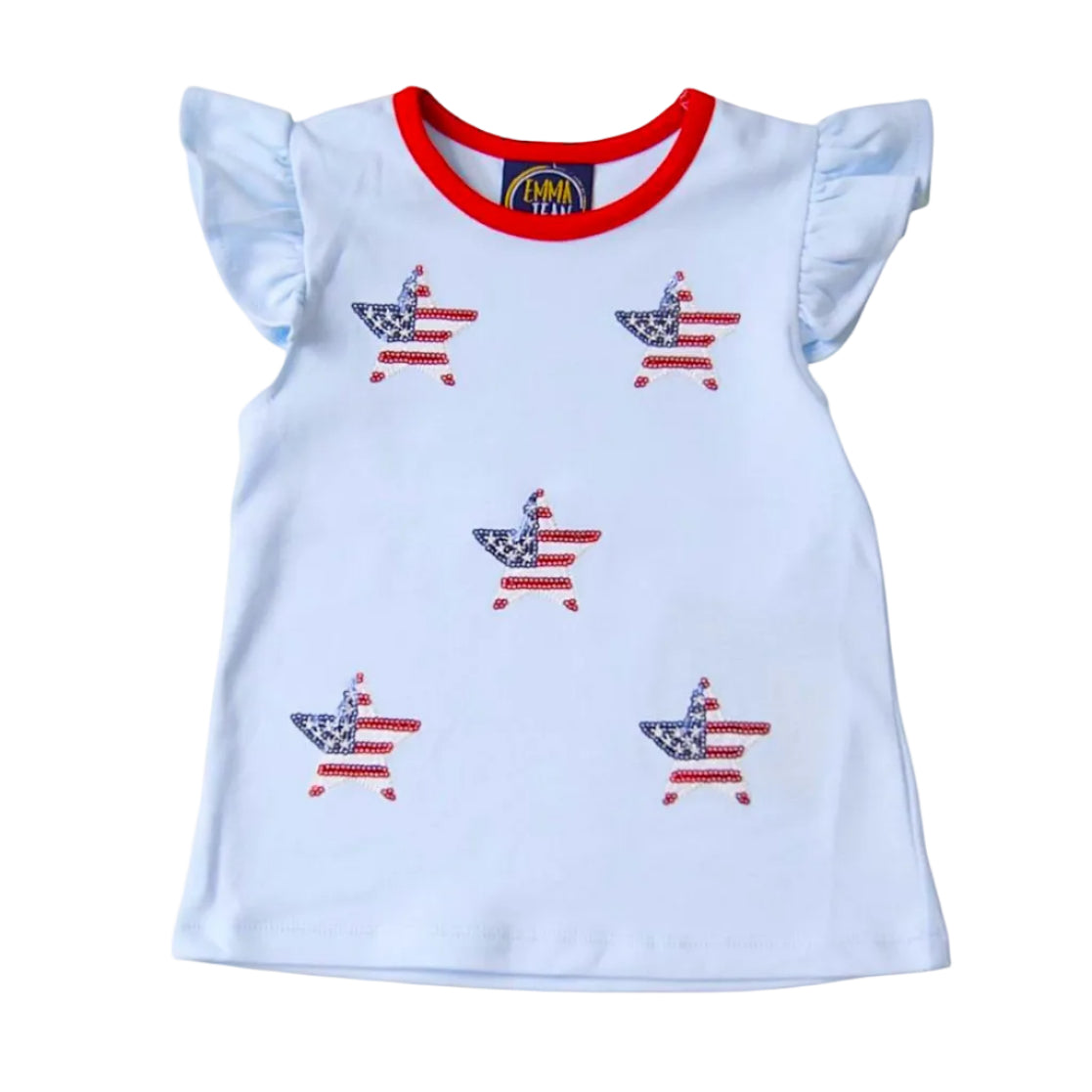 Sparkle Stars Applique A/S Shirt